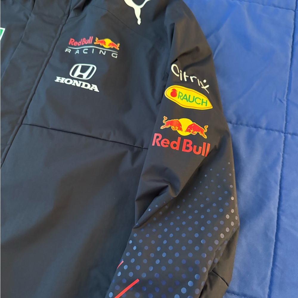 Puma Men's Blue Performance Racing Jacket - Picture 2 of 7